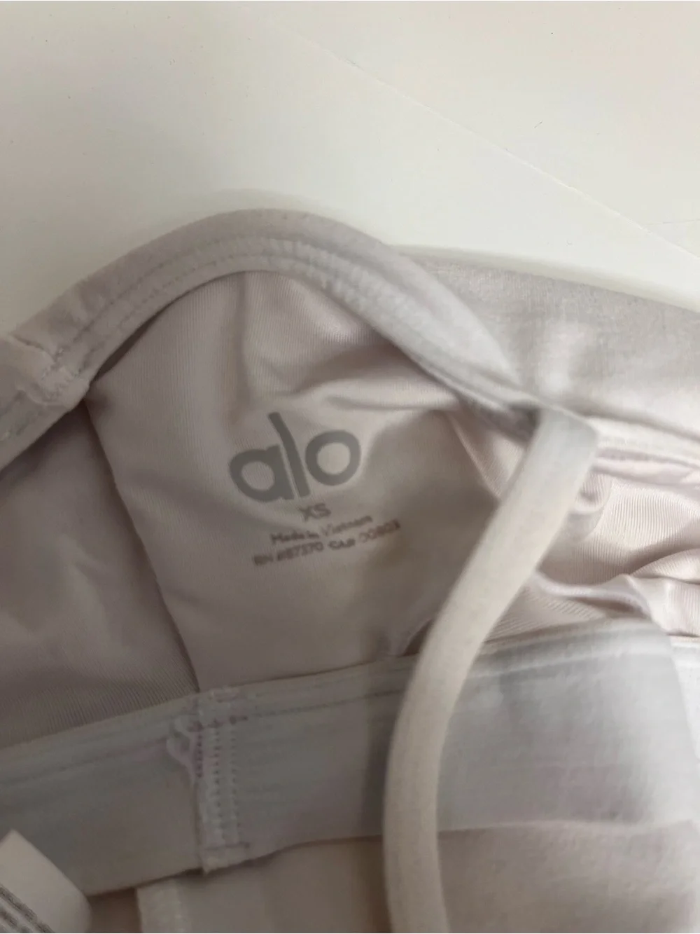 ALO Yoga Cream Spaghetti-Strap Slip